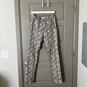 urban outfitters snake pants